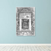 Titel pagina van "Opera Ciceronis", gepubliceerd o Canvas Afdruk (Insitu (Houten vloer))