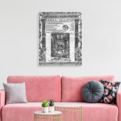 Titel pagina van "Opera Ciceronis", gepubliceerd o Canvas Afdruk (Insitu (Woonkamer))