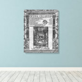 Titel pagina van "Opera Ciceronis", gepubliceerd o Canvas Afdruk (Insitu (Houten vloer))