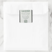 Titel Pagina van 'Romeo en Julia' Vierkante Sticker (Tas)