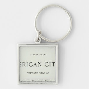 Titel Pagina van San Francisco California Sleutelhanger