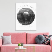 Titel pagina van 'The Rime of the Ancient Mariner' Canvas Afdruk (Insitu (Woonkamer))