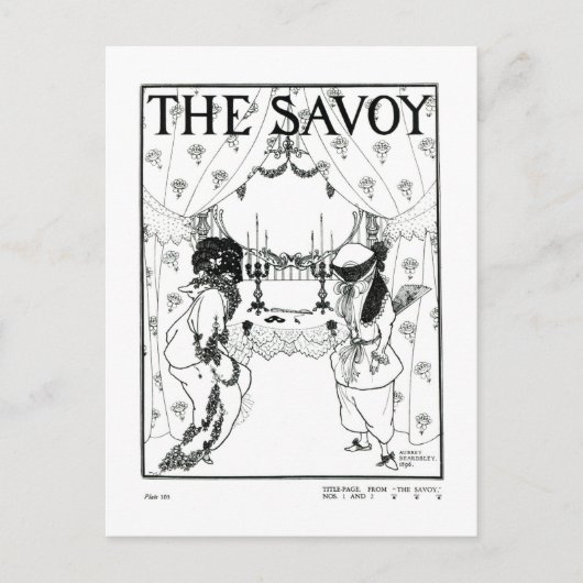 Titel pagina van 'The Savoy' nr. 1 en 2, 1896 (aan Briefkaart (Voorkant)