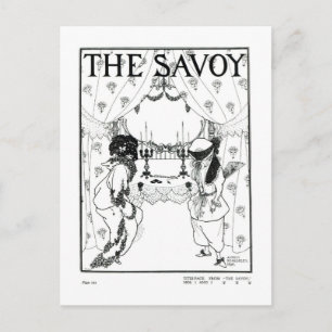 Titel pagina van 'The Savoy' nr. 1 en 2, 1896 (aan Briefkaart