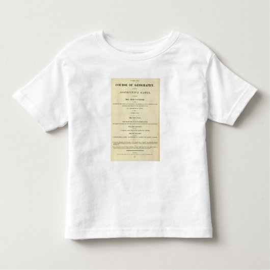 Titel Pagina Volledige cursus geografie Kinder Shirts (Voorkant)