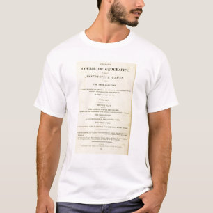 Titel Pagina Volledige cursus geografie T-shirt