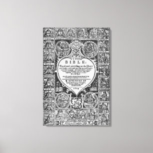 Titel pagina voor de Engelse vertaling Canvas Afdruk