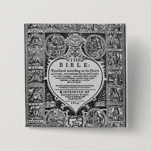 Titel pagina voor de Engelse vertaling Vierkante Button 5,1 Cm (Voorkant)