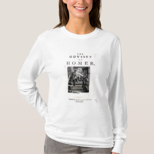 Titel pagina voor 'The Odyssey' door Homer T-shirt