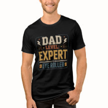 Titel  Papa Niveau Expert Oog Roller Grappige Vade