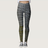 Titel: Platinum Crocodile Camouflage Leggings (Voorkant)