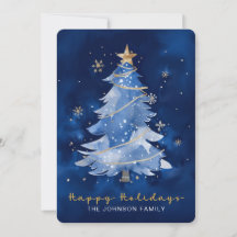 Titel:
Prettig kerstfeest Elegante marineblauwe go