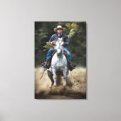 TITEL: " QUICK STOP " Uitgerekte canvas Print (Voorkant)