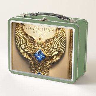 ### Titel: **Regal Eagle: Diamond en Gold Lunchbox