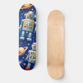Titel retro ruimte galactische reis aangepaste ska persoonlijk skateboard (Voorkant)