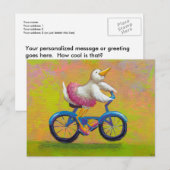 Titel: Riding op overweging - PERSONALIZE IT Briefkaart (Voorkant / Achterkant)