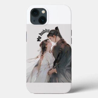 Titel: Romantisch Anime-koppel iPhone 13 Hoesje -