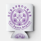 Titel: "Scrapbookers - knippen, plakken en herhale Blikjeskoeler (Achterkant)