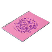 Titel: "Scrapbookers - knippen, plakken en herhale Notitieboek (Linkerzijde)