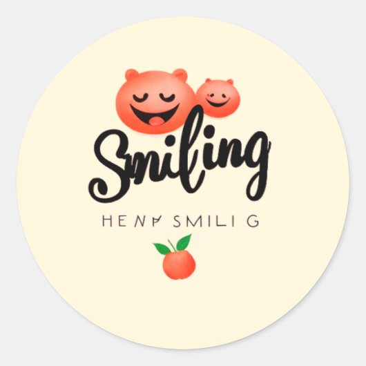 Titel: Shared Smiles Sticker (Voorkant)