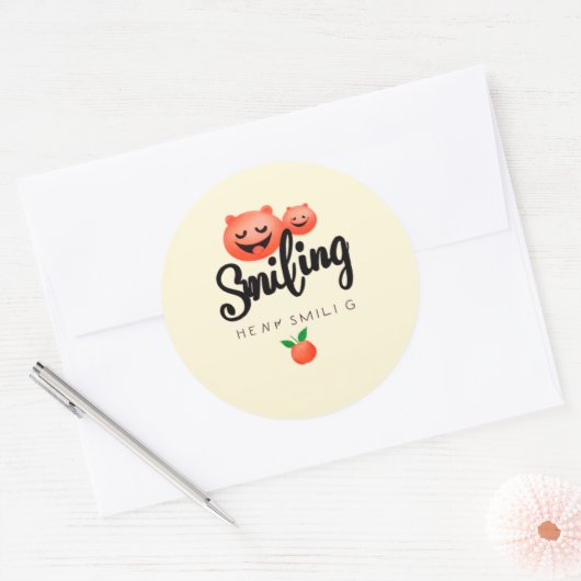 Titel: Shared Smiles Sticker (Envelop)