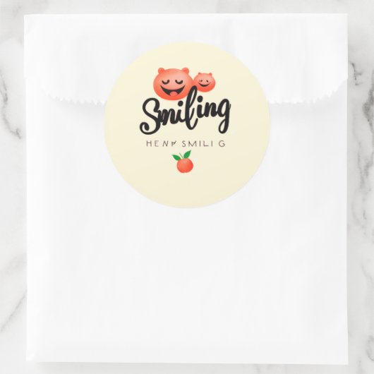 Titel: Shared Smiles Sticker (Tas)