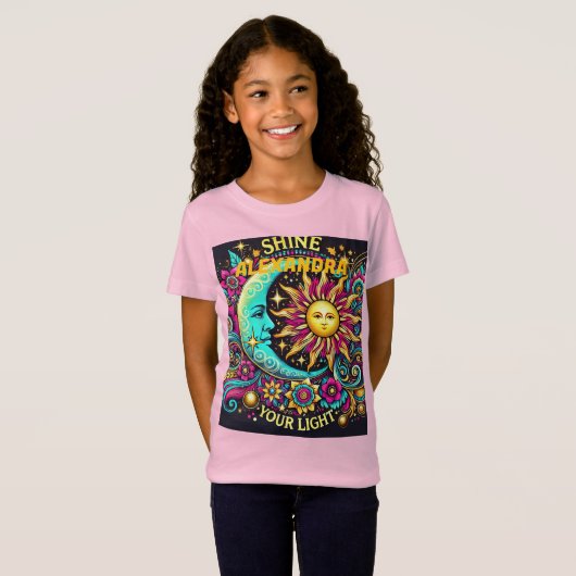 Titel: Shine Your Light - Inspirerend T-shirt De (Voorkant volledig)