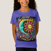 Titel: Shine Your Light - Inspirerend T-shirt De (Voorkant)