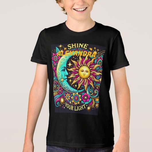 Titel: Shine Your Light - Inspirerend T-shirt De (Voorkant)