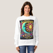 Titel: Shine Your Light - Inspirerend T-shirt De (Voorkant volledig)