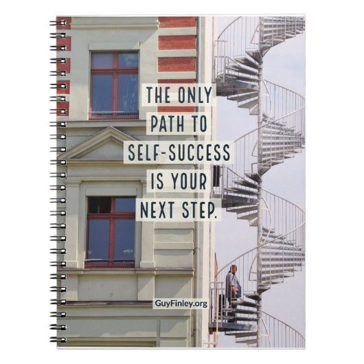 Titel: Spiral notebook "Path to Self-Success" 6,5" Notitieboek (Voorkant)