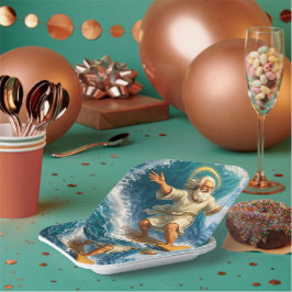 Titel surfen Mozes Bijbelse kunst feest papieren b Bordje
