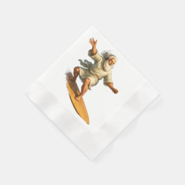 Titel surfen Mozes grappige Bijbelse kunst feest p Servet