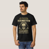 Titel Teamster wordt niet verdiend door fancy dipl T-shirt (Voorkant volledig)