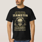 Titel Teamster wordt niet verdiend door fancy dipl T-shirt (Voorkant)