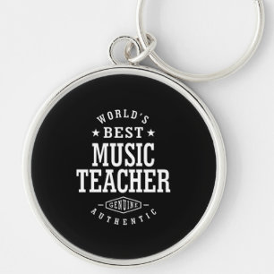 Titel titel muziekdocent sleutelhanger