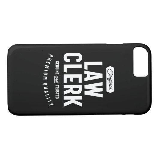 Titel titel Rechtheeklerk Case-Mate iPhone Case (Achterkant (Horizontaal))