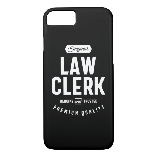 Titel titel Rechtheeklerk Case-Mate iPhone Case (Achterkant)