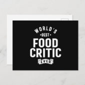 Titel titel van levensmiddelkritiek werk Cadeau Briefkaart (Voorkant / Achterkant)