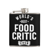 Titel titel van levensmiddelkritiek werk Cadeau Heupfles (Voorkant)