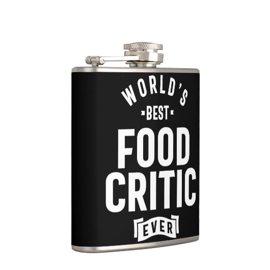 Titel titel van levensmiddelkritiek werk Cadeau Heupfles (Rechts)