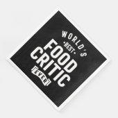 Titel titel van levensmiddelkritiek werk Cadeau Servet (Hoek)