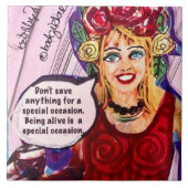 TITEL/TRIVET- TEGELTJE (Voorkant)