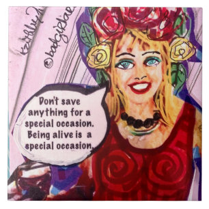 TITEL/TRIVET- TEGELTJE