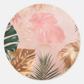 Titel:  tropische elegantie Stickers (Voorkant)