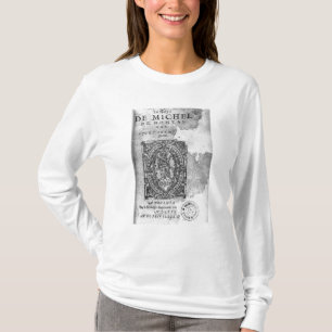 Titel van de eerste editie van "Essais" T-shirt