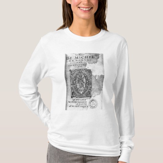 Titel van de eerste editie van "Essais" T-shirt (Voorkant)