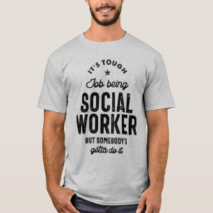Titel van de functie van maatschappelijk werkers t-shirt