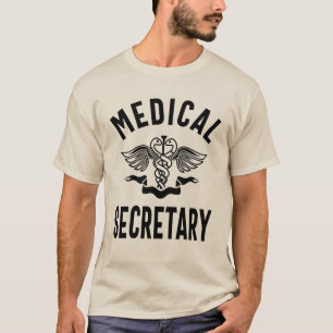 Titel van de functie van medisch secretaris t-shirt