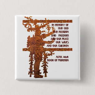 Titel van de vrijheid: Boek van het verhaal van Mo Vierkante Button 5,1 Cm